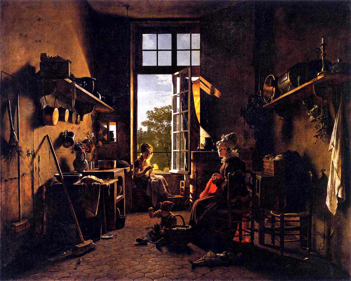 interior of a kitchen